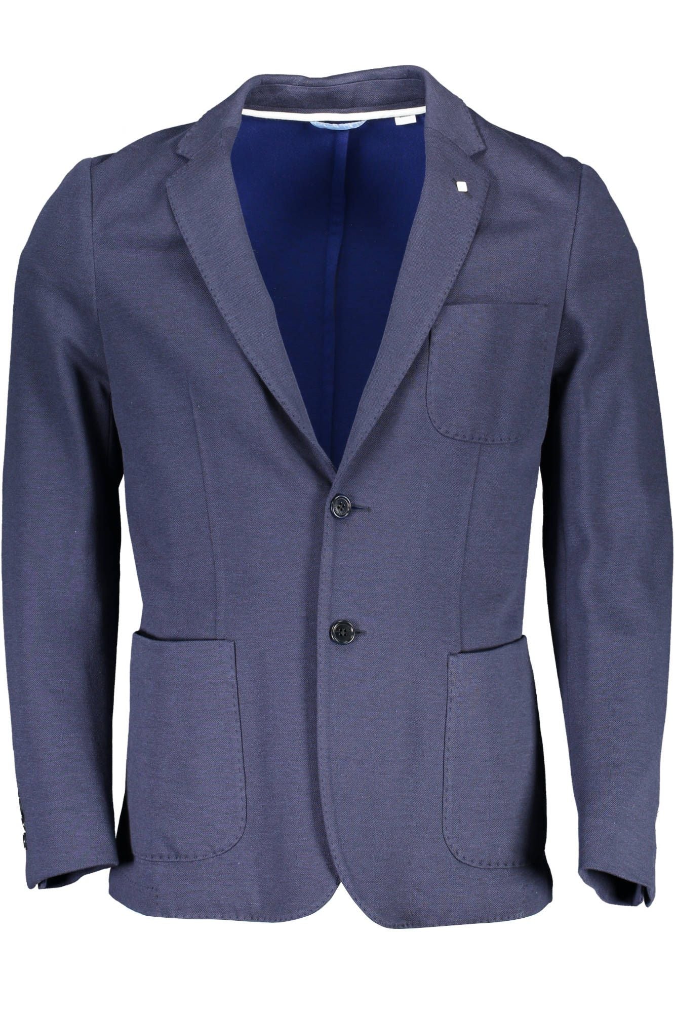 Blue Cotton Men Jacket - SEHABRANDS