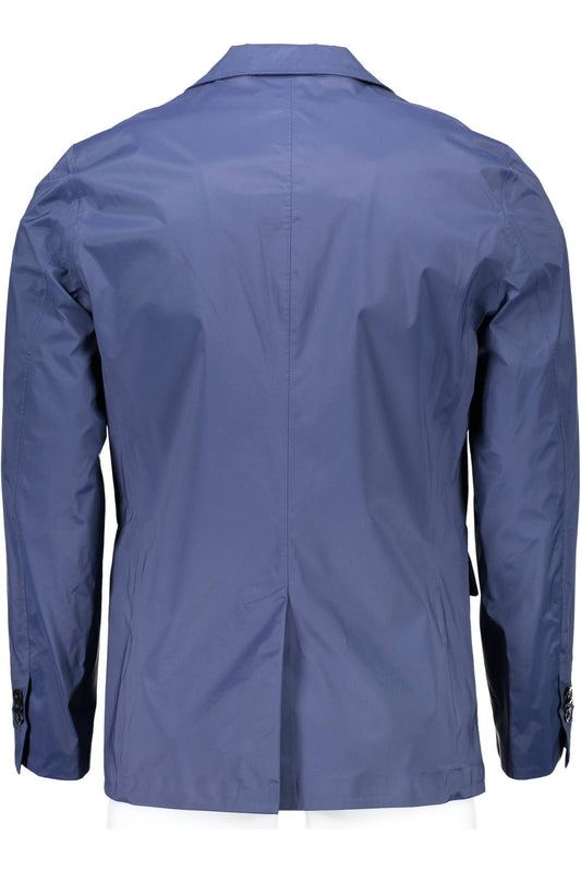 Blue Nylon Men Jacket - SEHABRANDS