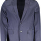 Blue Cotton Men Jacket - SEHABRANDS