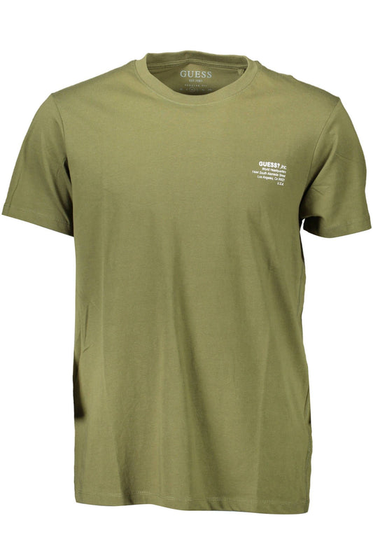 Green Cotton Men T-Shirt - SEHABRANDS