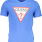 Blue Cotton Men T-Shirt - SEHABRANDS