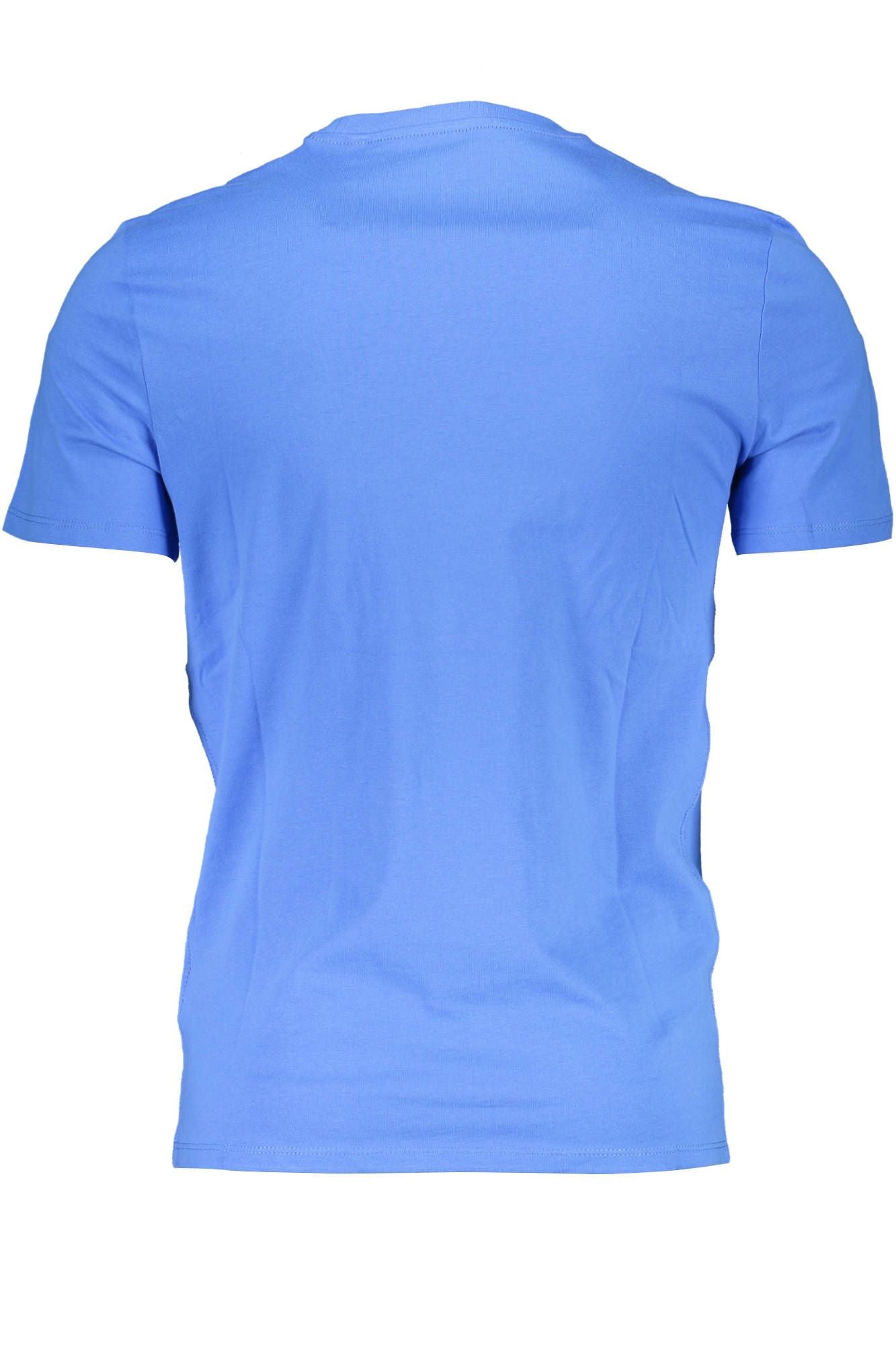 Blue Cotton Men T-Shirt - SEHABRANDS