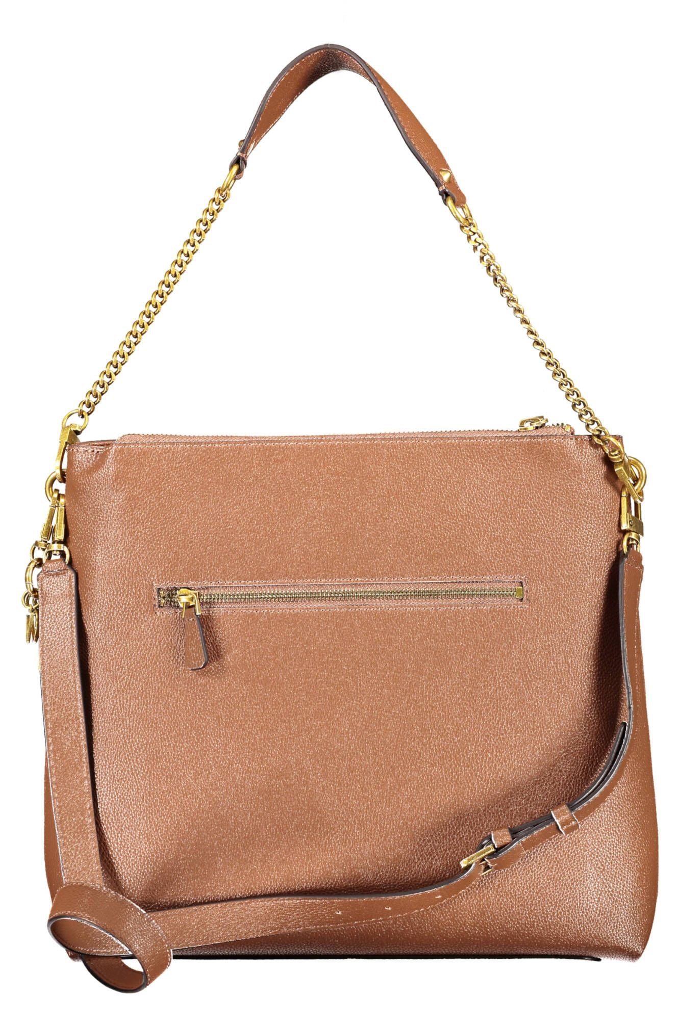 Brown Polyethylene Women Handbag - SEHABRANDS