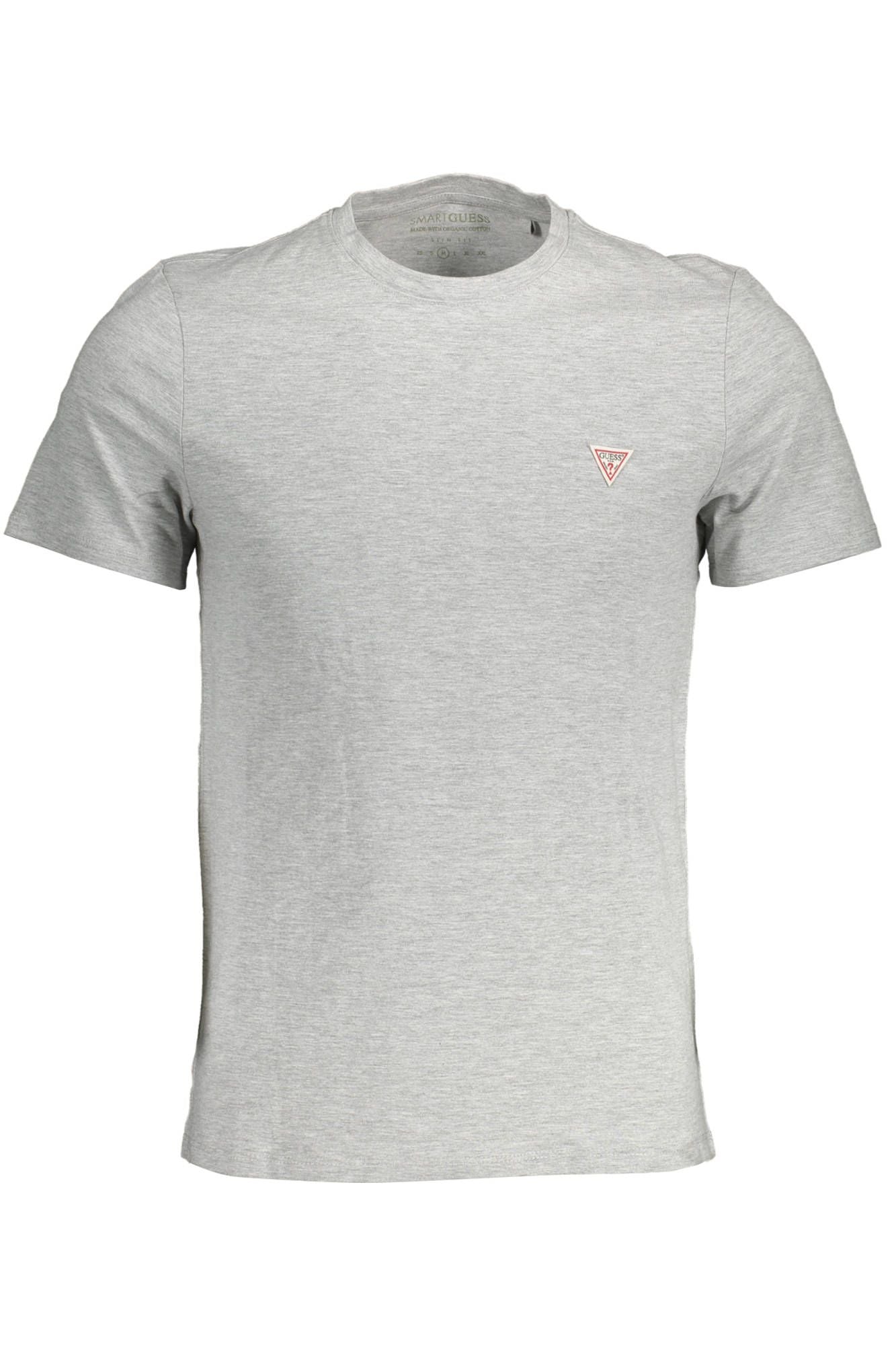 Gray Cotton Men T-Shirt - SEHABRANDS