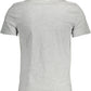 Gray Cotton Men T-Shirt - SEHABRANDS