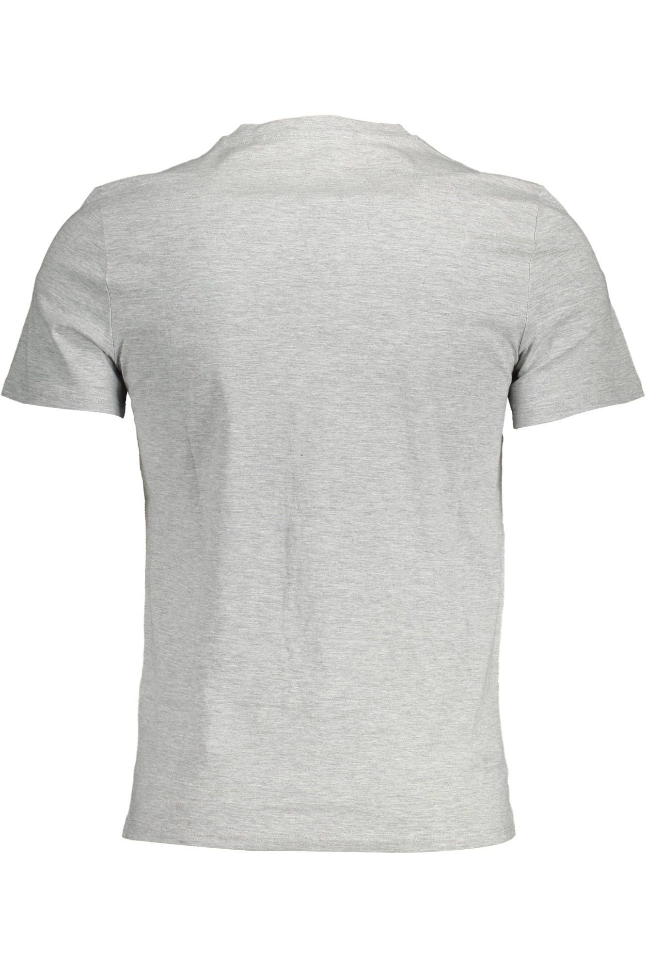 Gray Cotton Men T-Shirt - SEHABRANDS