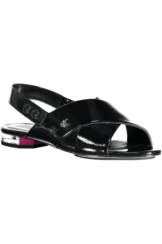 Black Polyethylene Women Sandal - SEHABRANDS