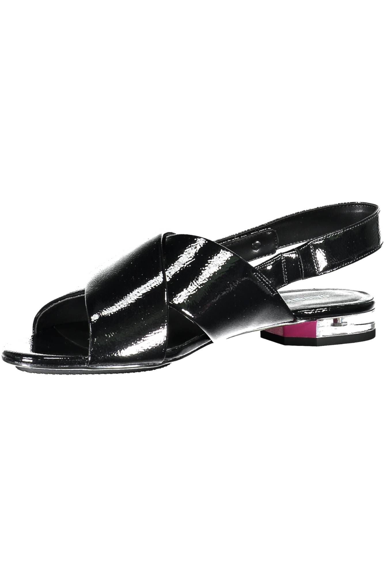 Black Polyethylene Women Sandal - SEHABRANDS