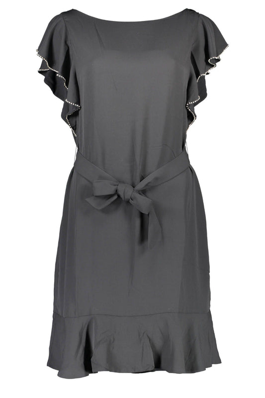 Black Polyester Women Dress - SEHABRANDS