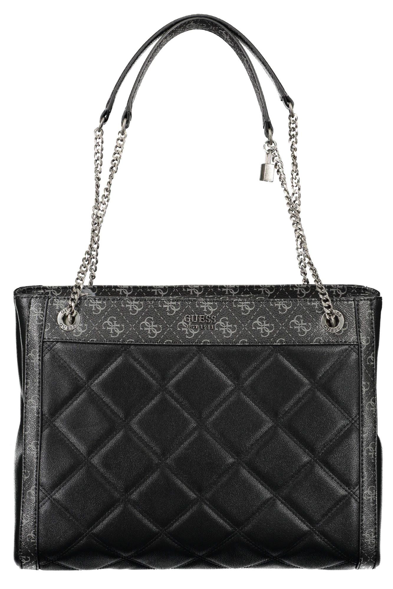 Black Polyethylene Women Handbag - SEHABRANDS