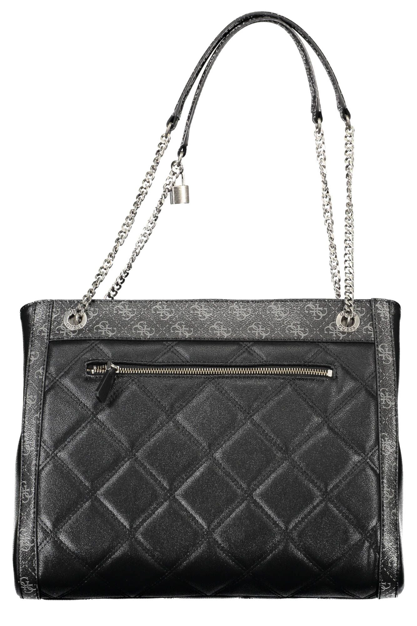 Black Polyethylene Women Handbag - SEHABRANDS