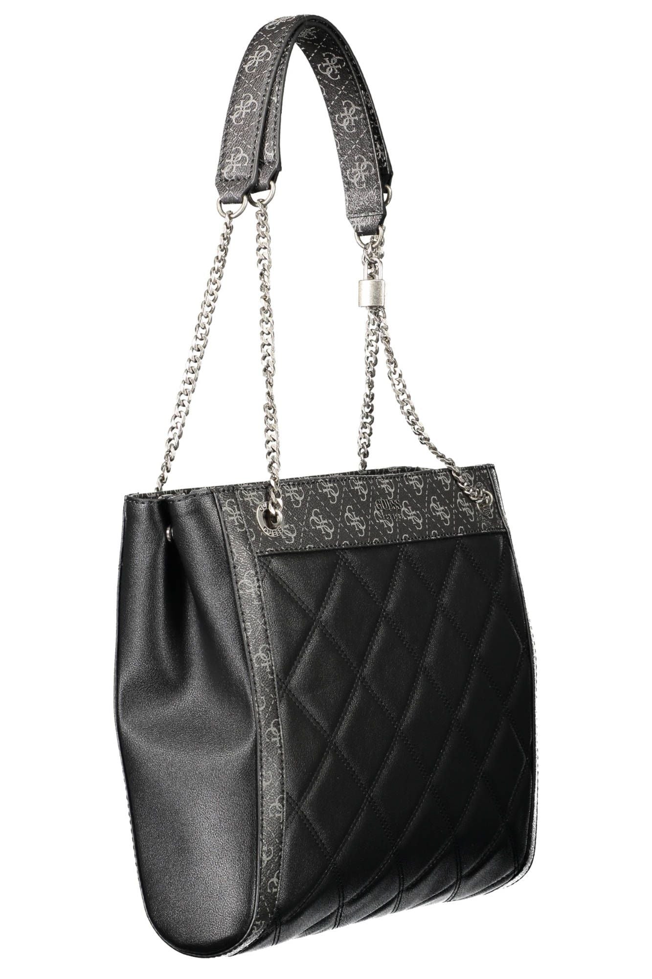 Black Polyethylene Women Handbag - SEHABRANDS