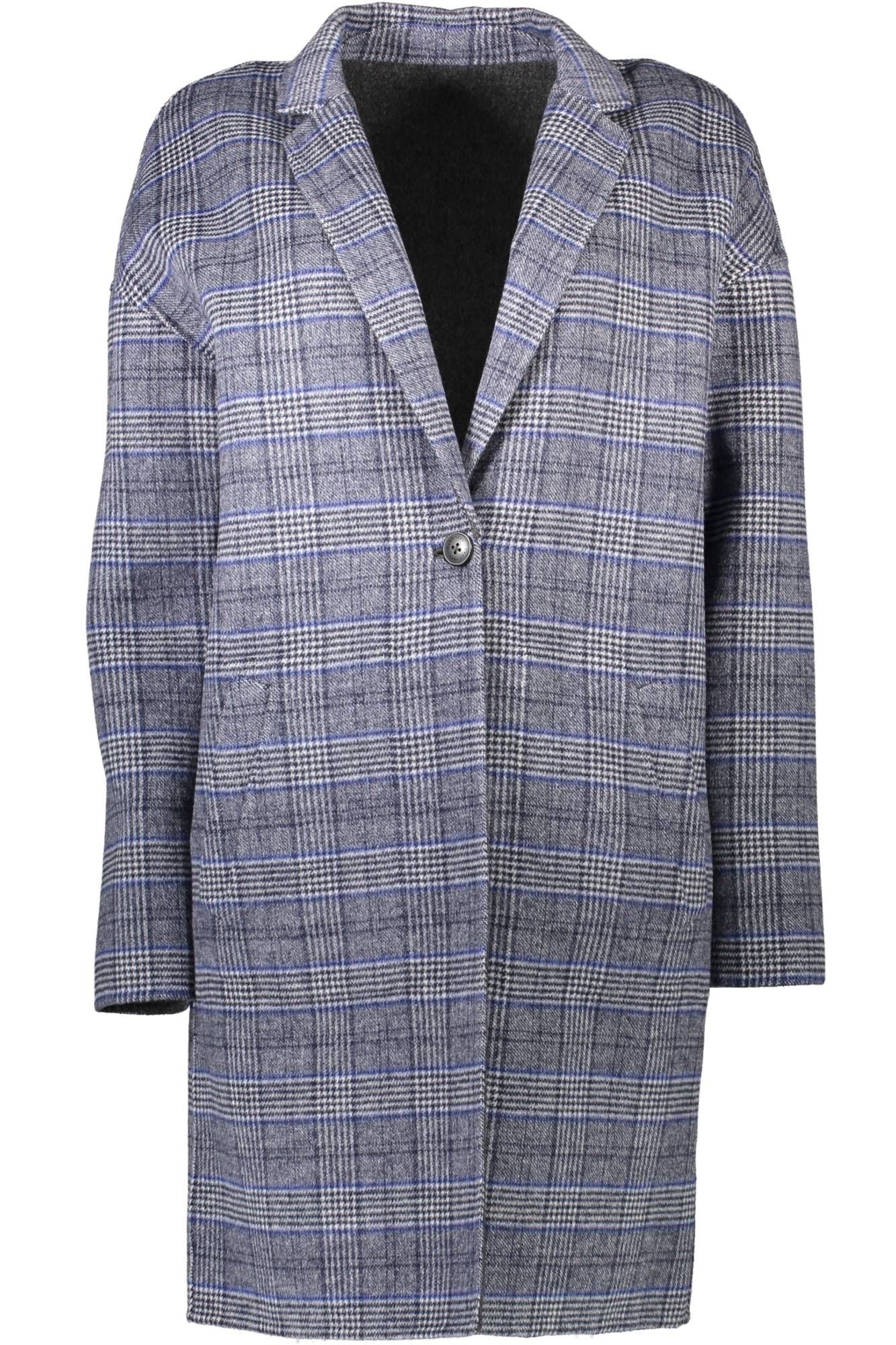 Gray Wool Women Coat - SEHABRANDS