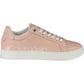 Pink Leather Women Sneaker - SEHABRANDS