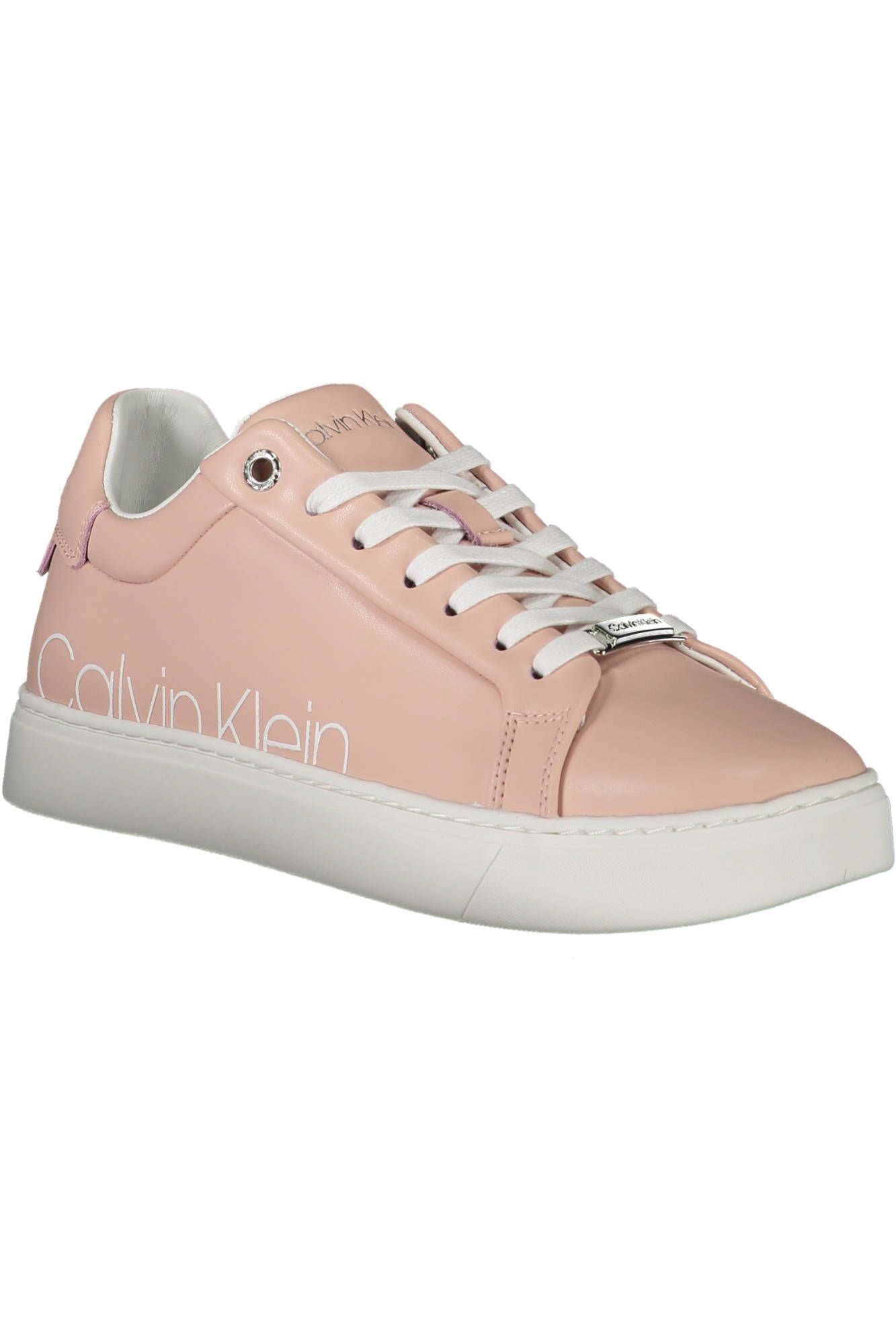 Pink Leather Women Sneaker - SEHABRANDS