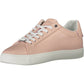 Pink Leather Women Sneaker - SEHABRANDS