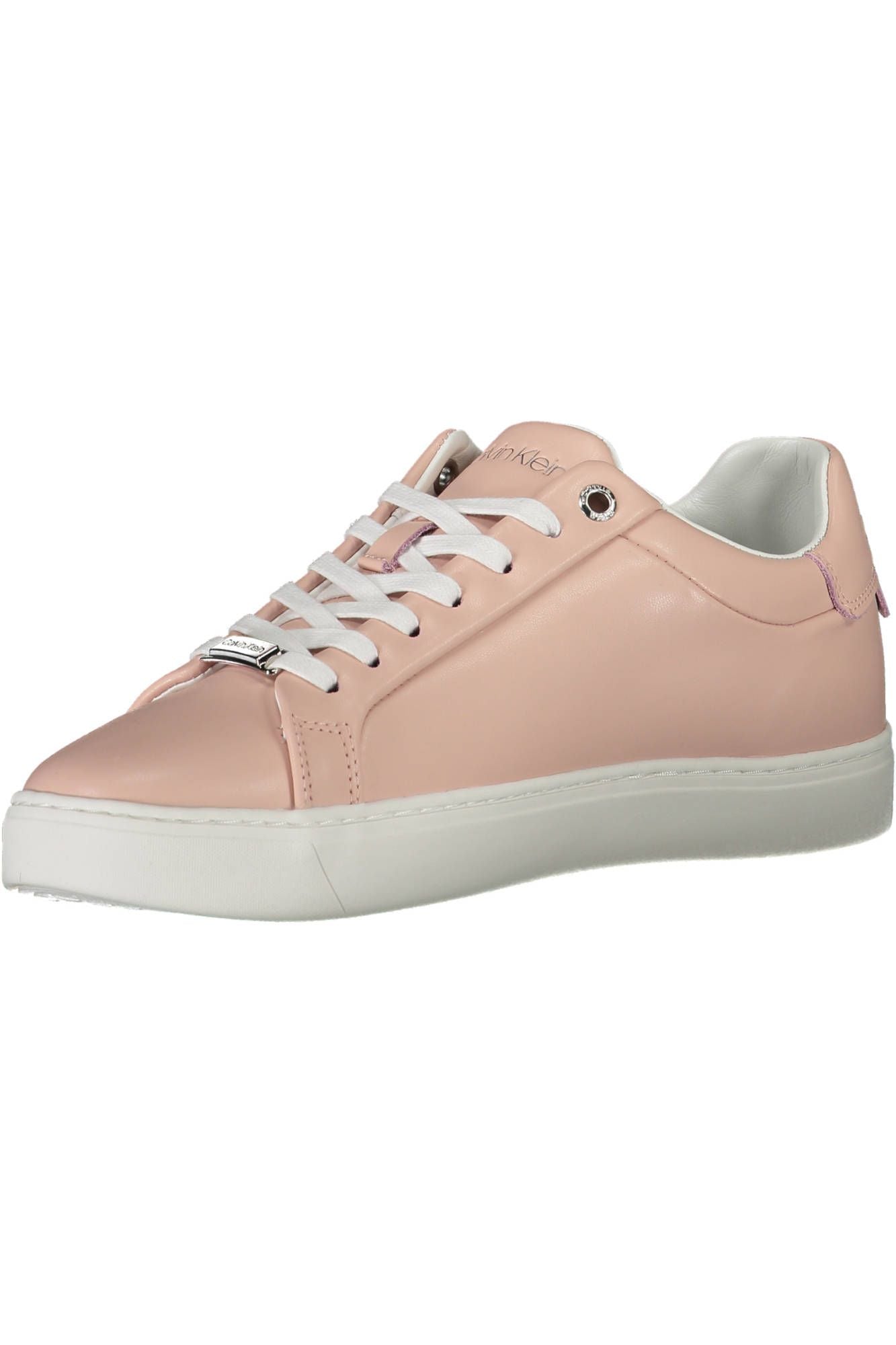 Pink Leather Women Sneaker - SEHABRANDS