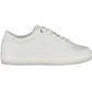 White Leather Women Sneaker - SEHABRANDS