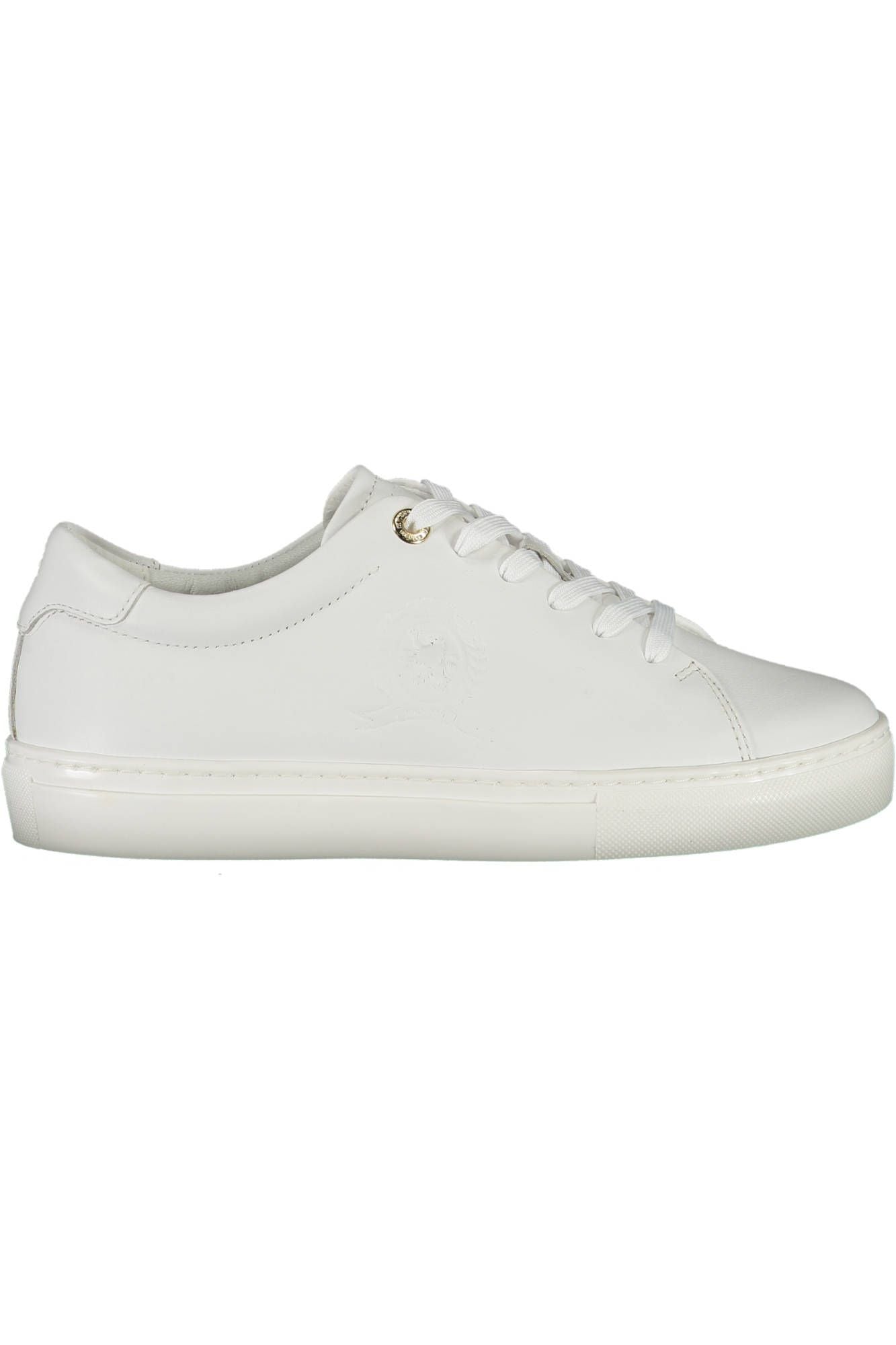 White Leather Women Sneaker - SEHABRANDS