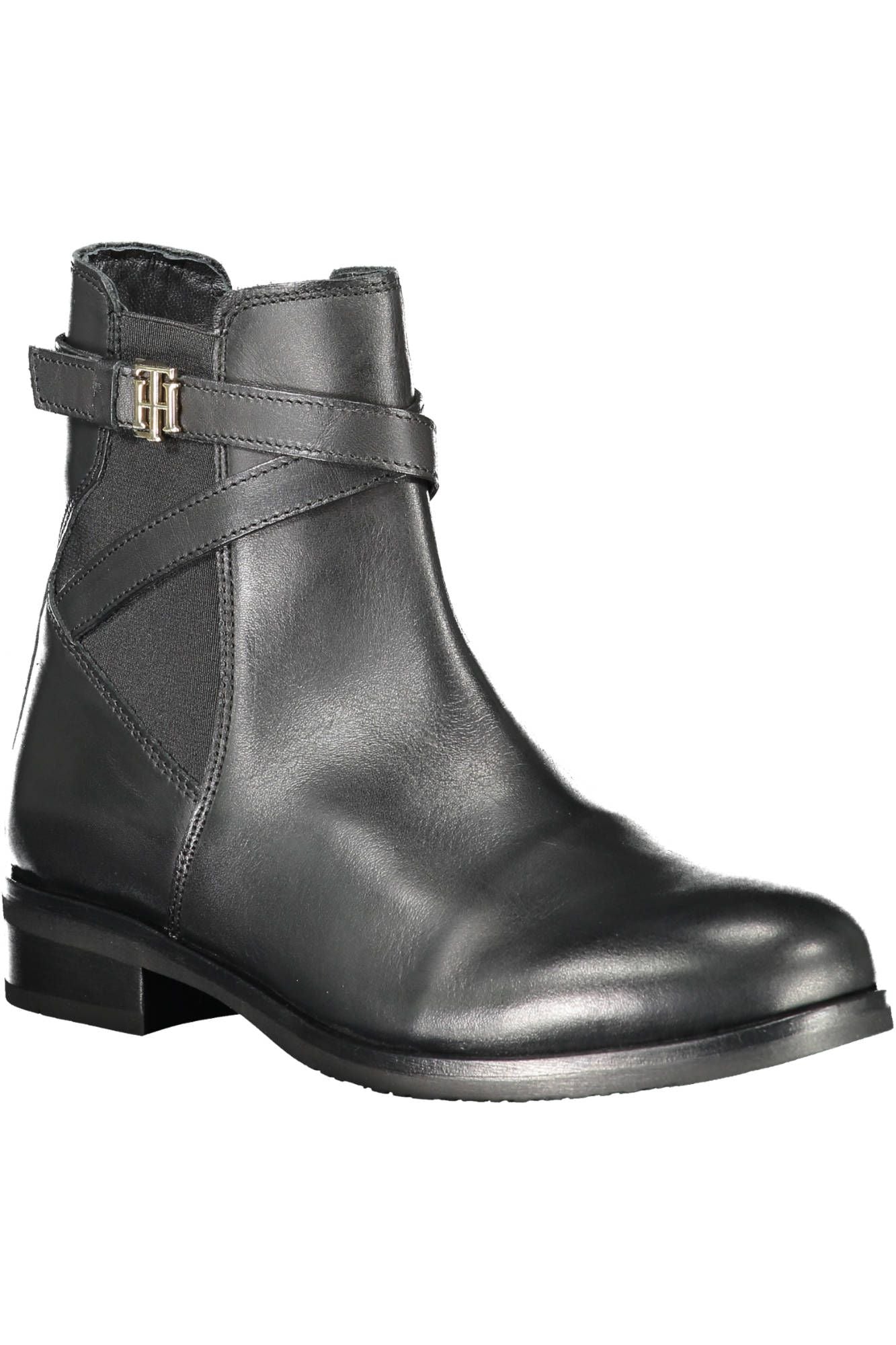 Black Leather Women Boot - SEHABRANDS