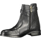 Black Leather Women Boot - SEHABRANDS