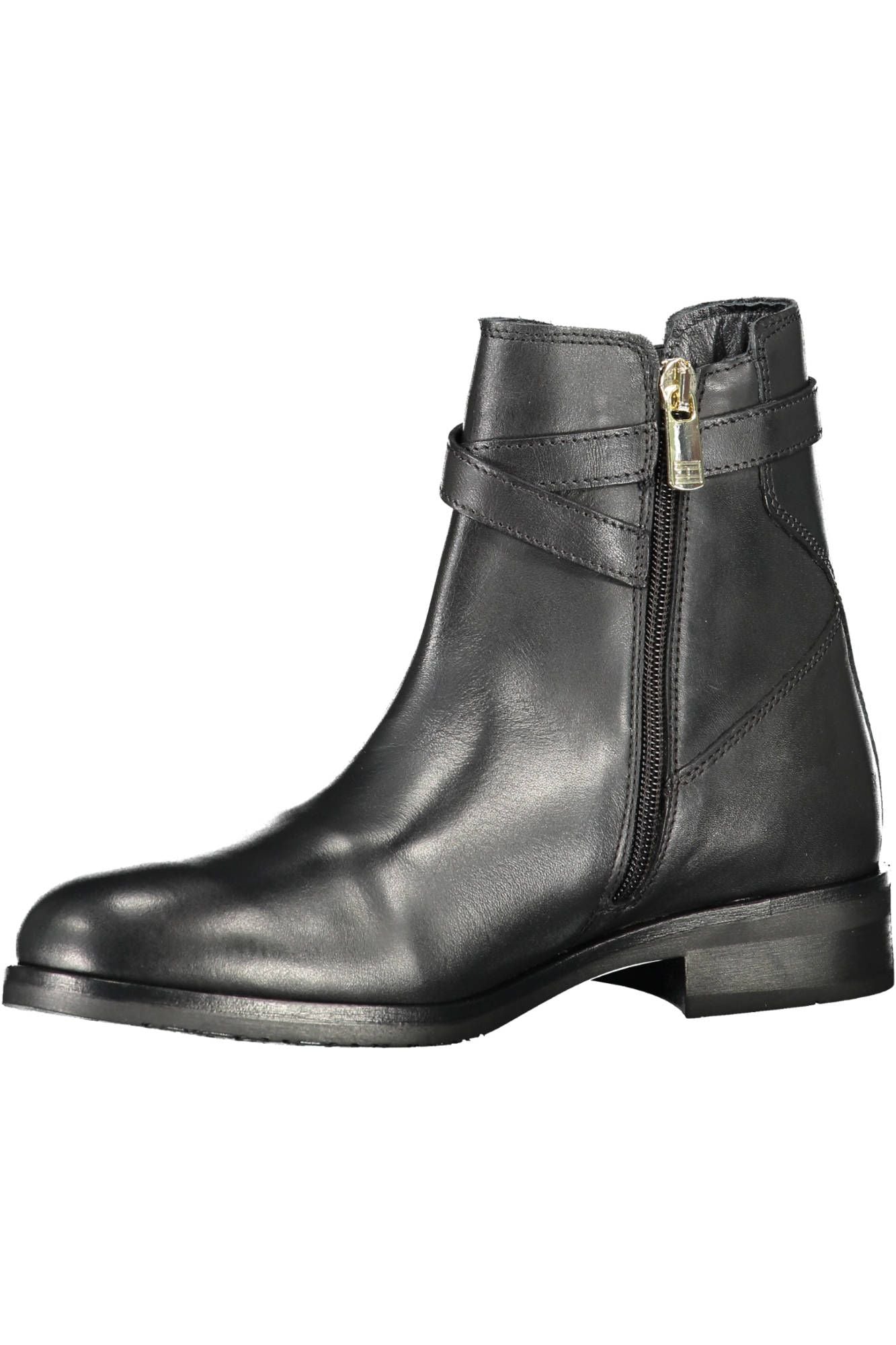 Black Leather Women Boot - SEHABRANDS