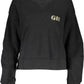 Black Cotton Women Sweater - SEHABRANDS