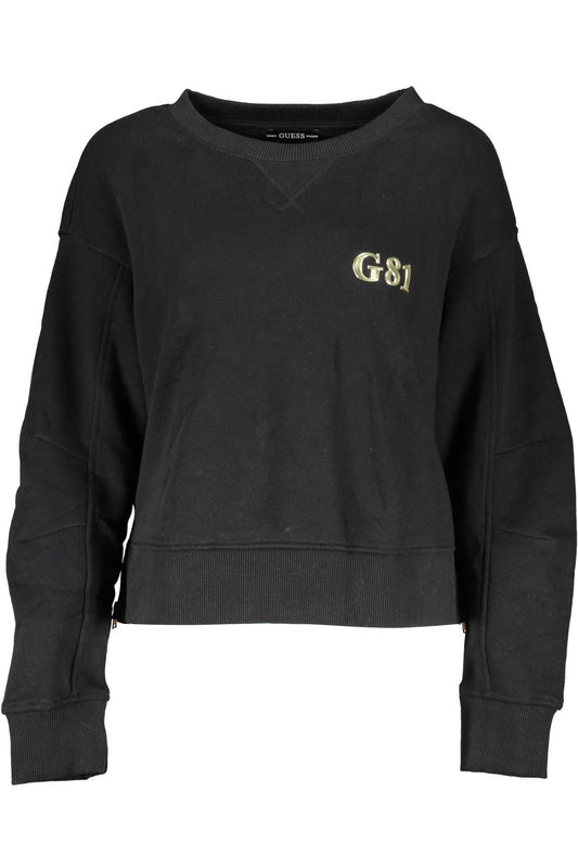 Black Cotton Women Sweater - SEHABRANDS