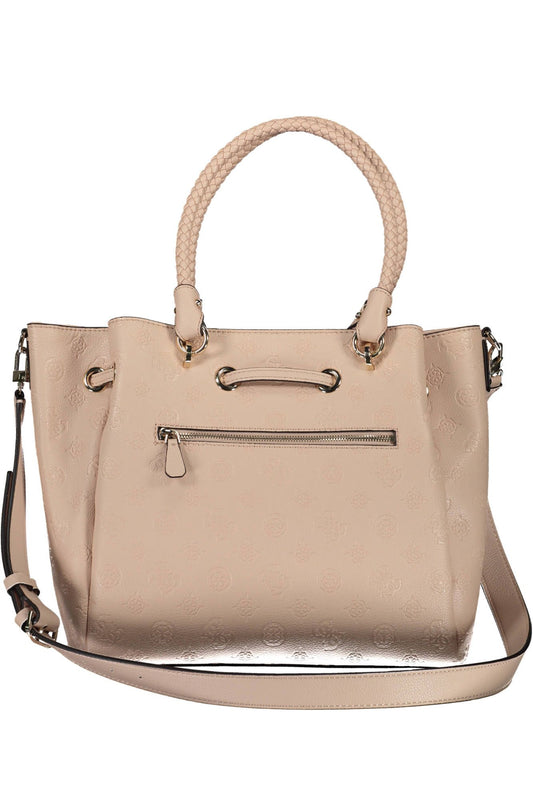 Pink Polyethylene Women Handbag - SEHABRANDS