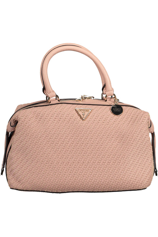 Pink Polyethylene Women Handbag - SEHABRANDS