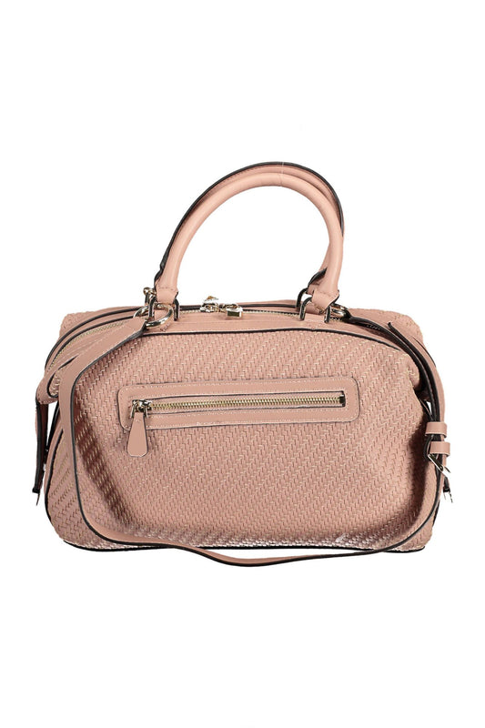 Pink Polyethylene Women Handbag - SEHABRANDS