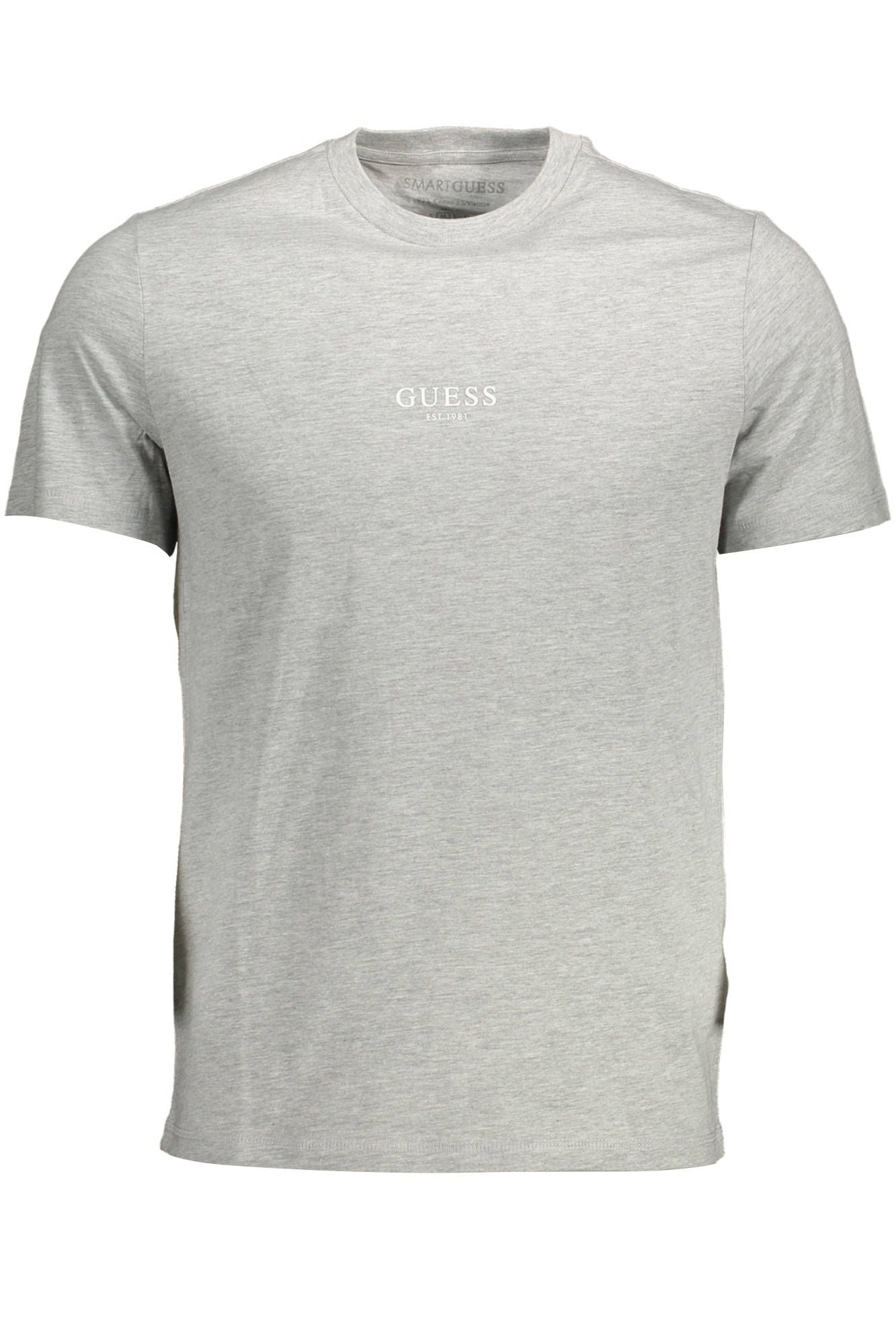 Gray Cotton Men T-Shirt - SEHABRANDS