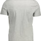 Gray Cotton Men T-Shirt - SEHABRANDS