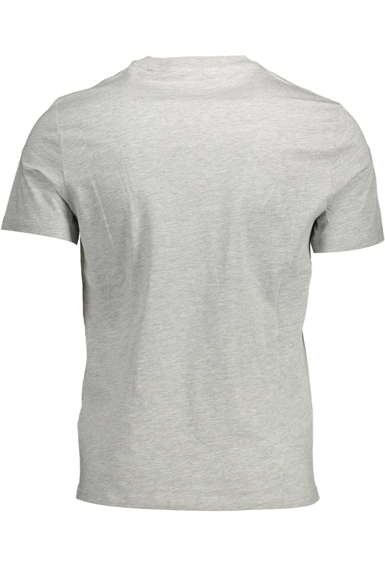 Gray Cotton Men T-Shirt - SEHABRANDS