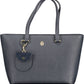 Blue Polyethylene Women Handbag - SEHABRANDS