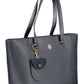 Blue Polyethylene Women Handbag - SEHABRANDS