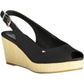 Black Cotton Women Sandal - SEHABRANDS