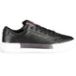 Black Leather Women Sneaker - SEHABRANDS