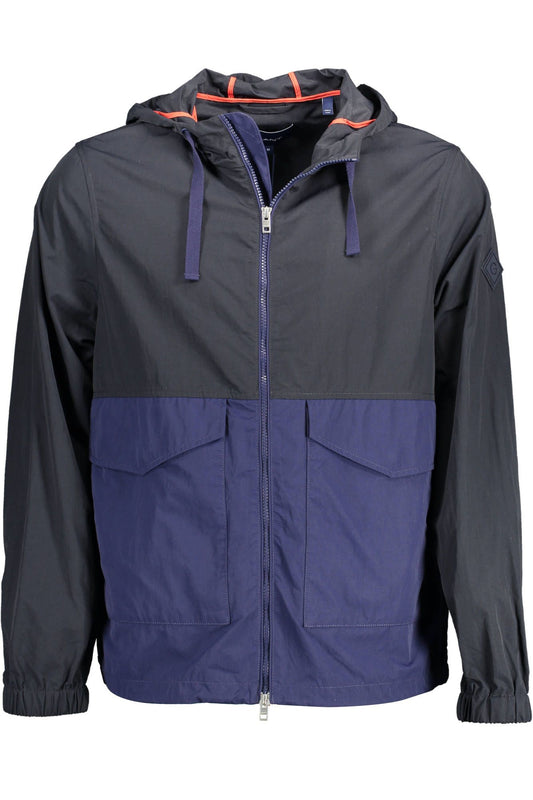 Blue Polyamide Men Jacket - SEHABRANDS