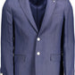 Blue Linen Men Jacket - SEHABRANDS