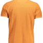 Orange Cotton Men Polo - SEHABRANDS