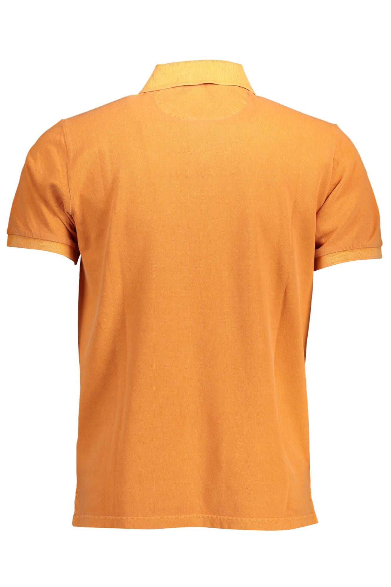 Orange Cotton Men Polo - SEHABRANDS