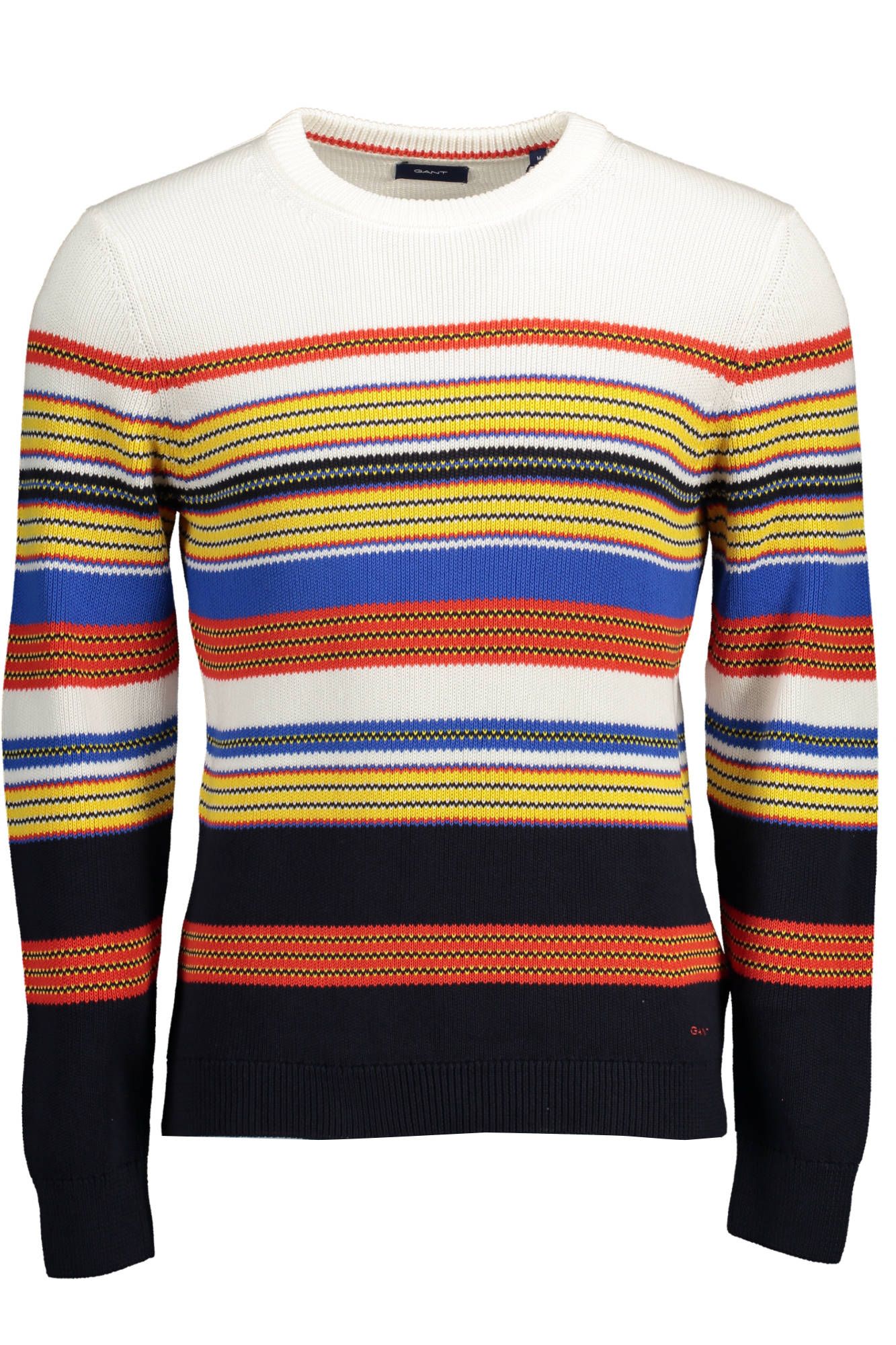 Blue Cotton Men Sweater - SEHABRANDS