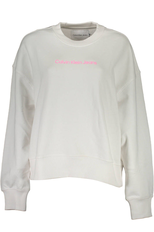 White Cotton Women Sweater - SEHABRANDS