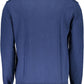 Blue Cotton Men Sweater - SEHABRANDS