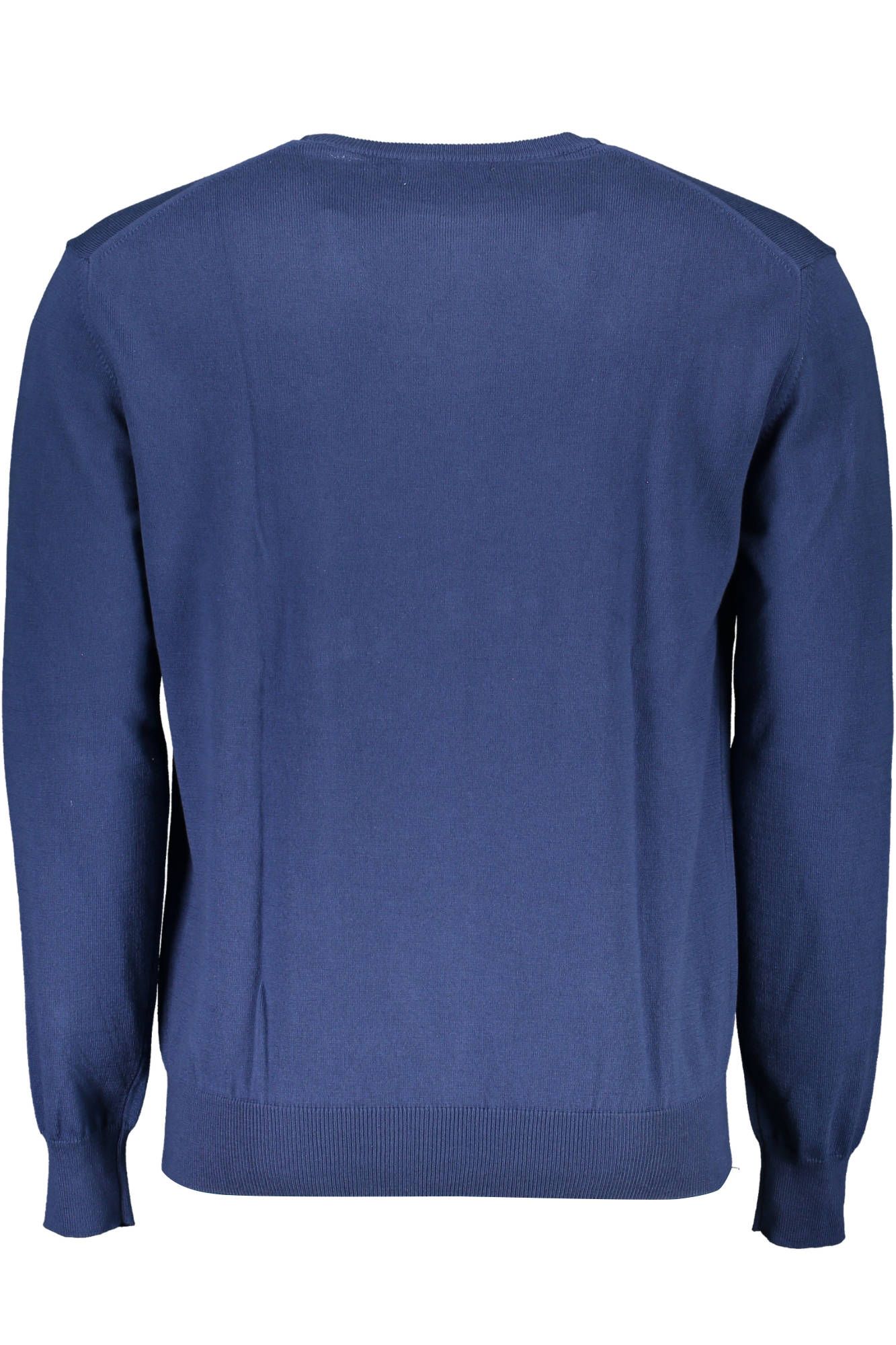 Blue Cotton Men Sweater - SEHABRANDS