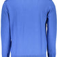 Blue Cotton Men Sweater - SEHABRANDS