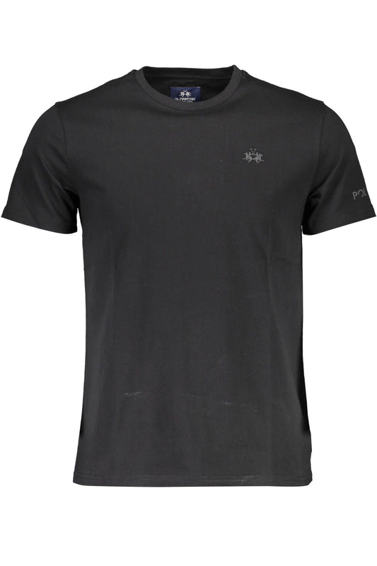 Black Cotton Men T-Shirt - SEHABRANDS