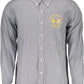 Blue Cotton Men Shirt - SEHABRANDS