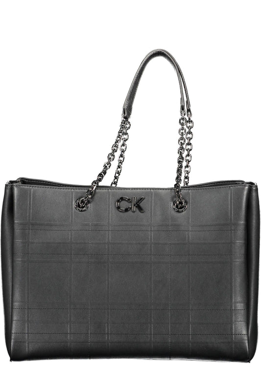 Black Polyester Women Handbag - SEHABRANDS